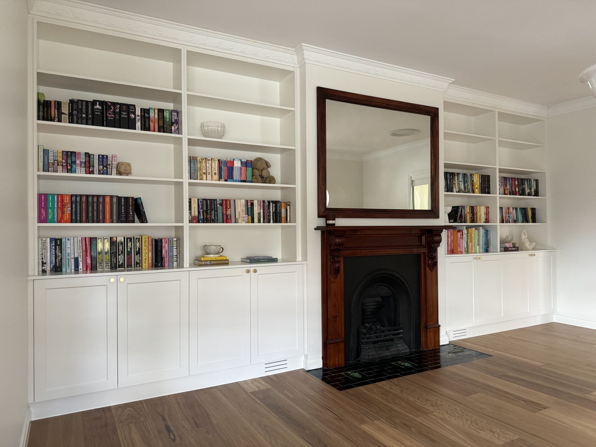 Crafting Productivity: Custom Study and Home Office Cabinets